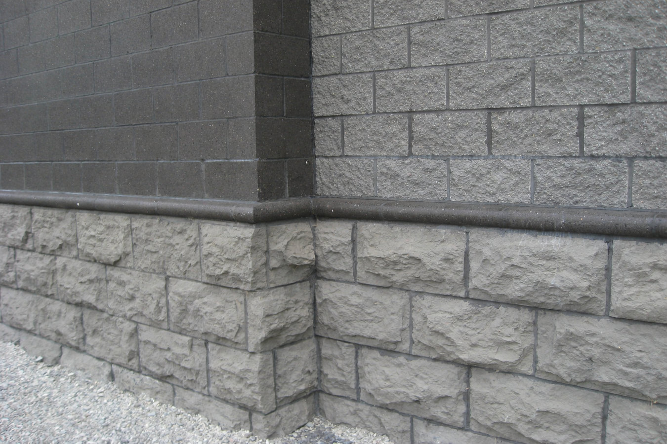 Concrete block walls